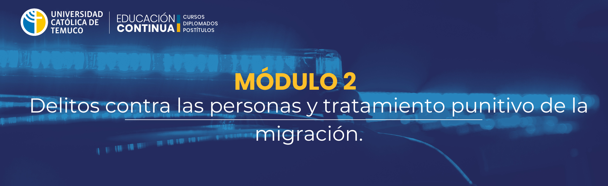 MÓDULO 2: DELITOS CONTRA LAS PERSONAS Y TRATAMIENTO PUNITIVO DE LA MIGRACIÓN (DEC51495-2026)