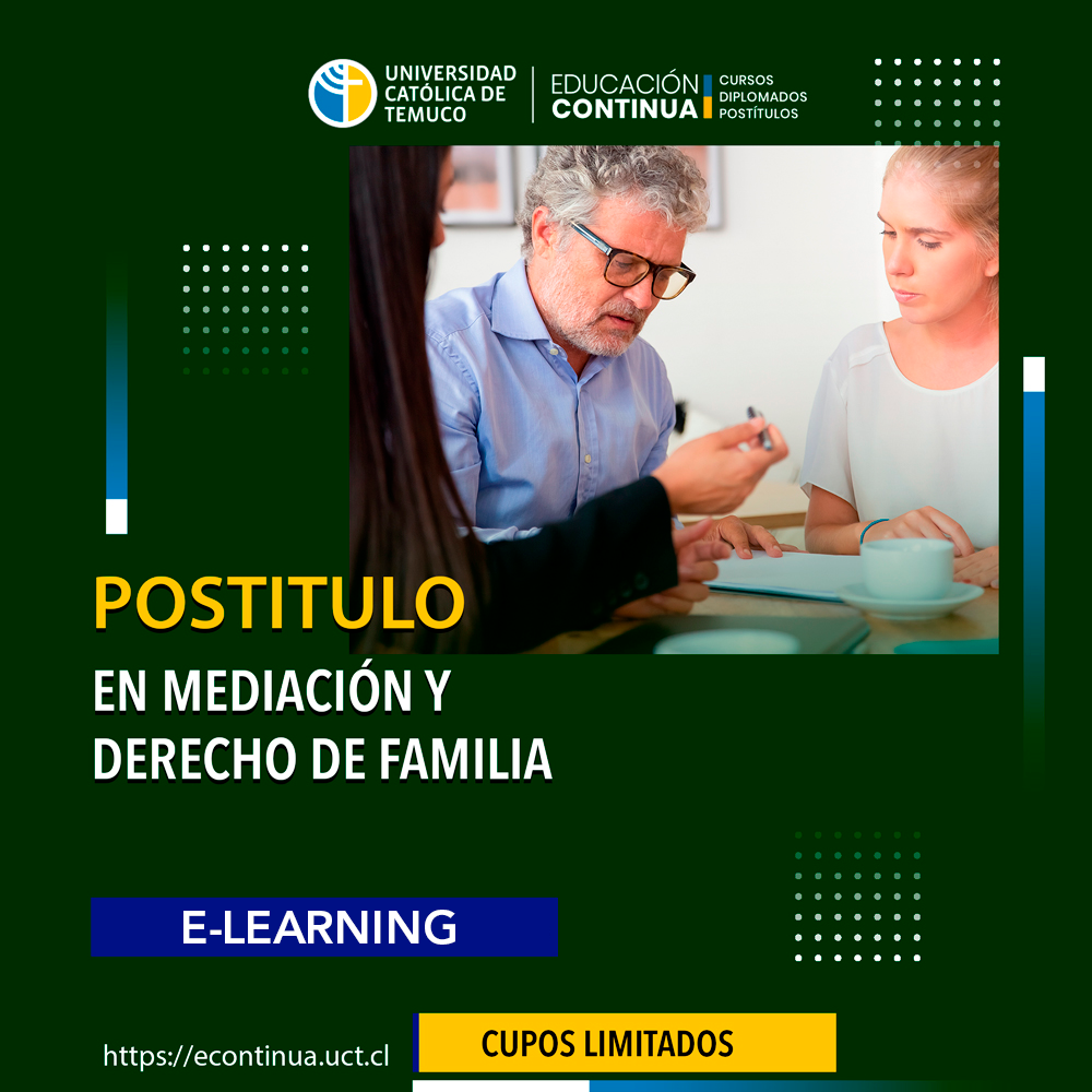 POSTÍTULO EN MEDIACIÓN Y DERECHO DE FAMILIA